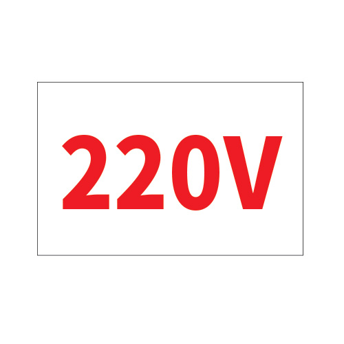 전기경고표지_220V_150x100,산업안전보건표지판,안전표지판,표지판,위험표지,금지,경고표지,재해표지,예방표지